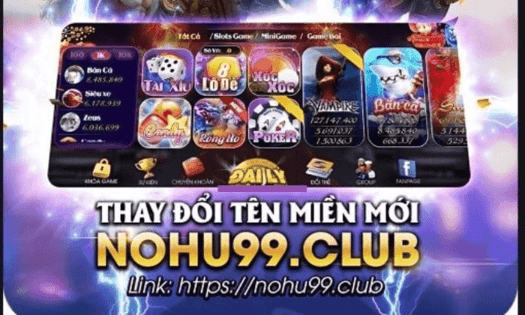 Những trò chơi hiện có mặt tại NoHu Club