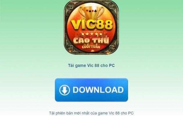 Hướng dẫn tải Vic88 web