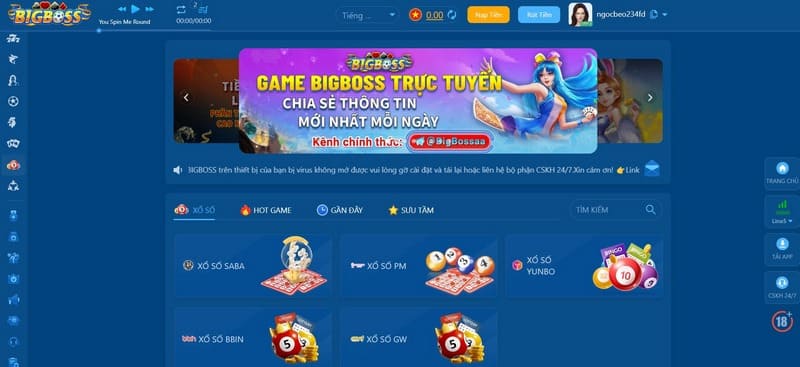 Bigboss là cổng game giải trí trực tuyến số 1 tại Châu Á